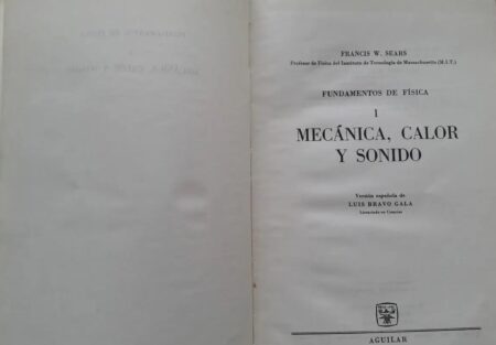 MECÁNICA CALOR Y SONIDO, SEARS - Aguiar