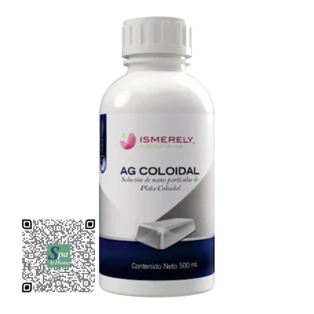 Agua coloidal 500 ml suplemento mineral de plata coloidal para bienestar