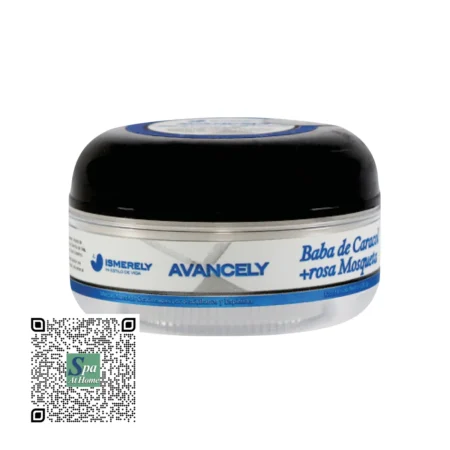 Crema facial con baba de caracol y rosa mosqueta para regeneración de la piel