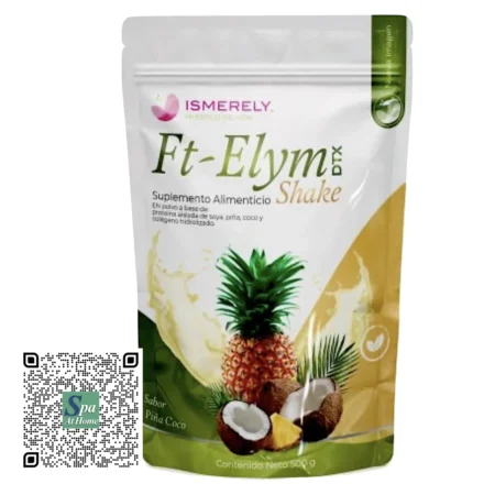 FT Elym DTX Shake sabor piña coco 500 g suplemento nutricional con proteínas y antioxidantes