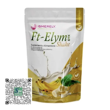 FT Elym DTX Shake sabor plátano 500 g suplemento nutricional con proteínas para energía y bienestar