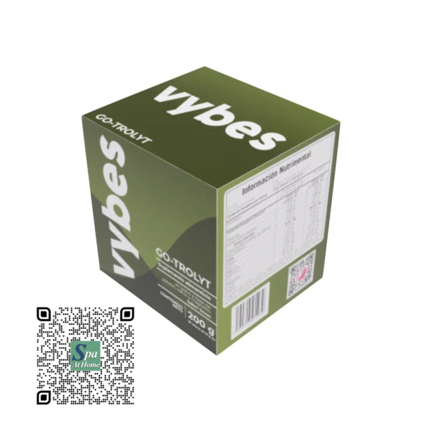 vybes-go-trolyt Ismerely Vubes Go-Trolyt Polvo para preparar bebidas con electrolitos sabor limón. Totalmente libre de azúcar